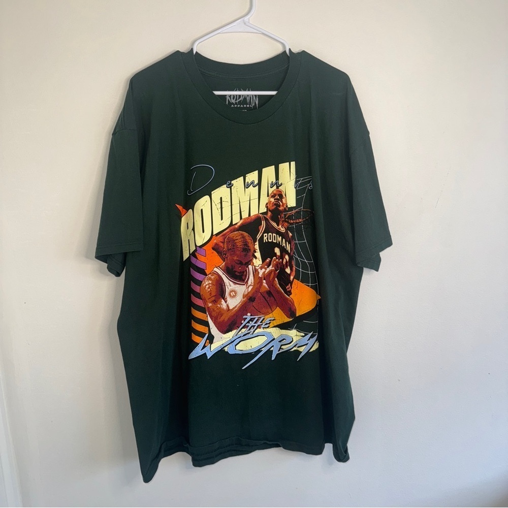 NEW men’s Dennis Rodman graphic T-shirt 2XL